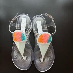 Katy Perry Clear Sandals Women's Size 7